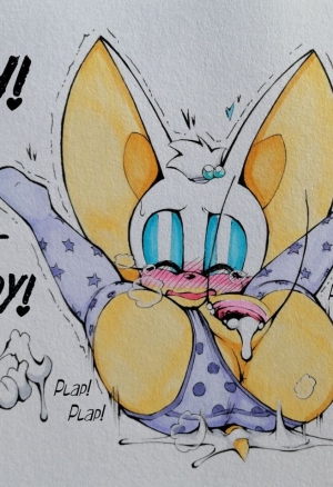 AbesDrawings - Loli Rouges Breeding Session (Sonic The Hedgehog)