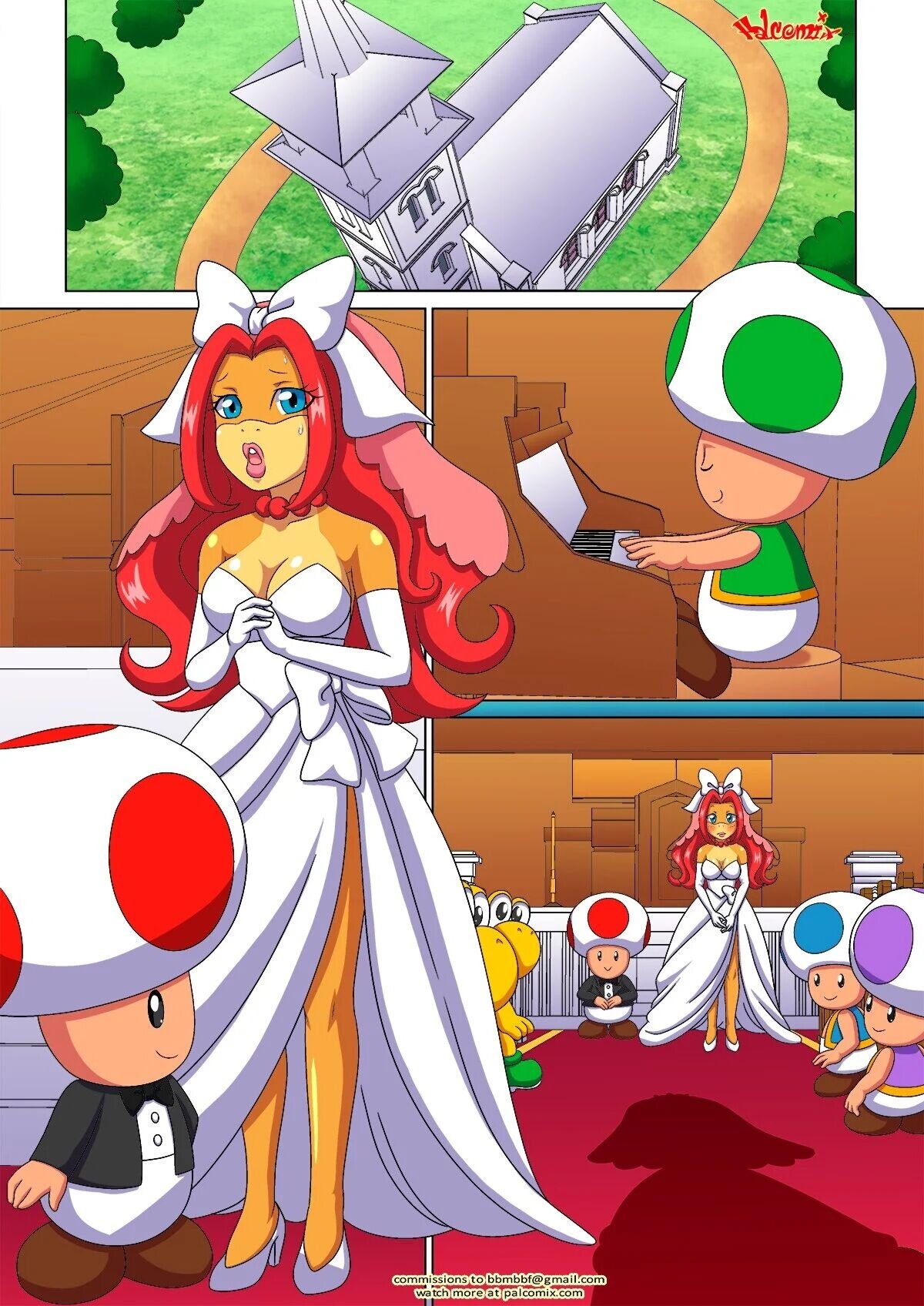 Palcomix -Peach X Wendy 3 (Mario) - english porn comic image number 1