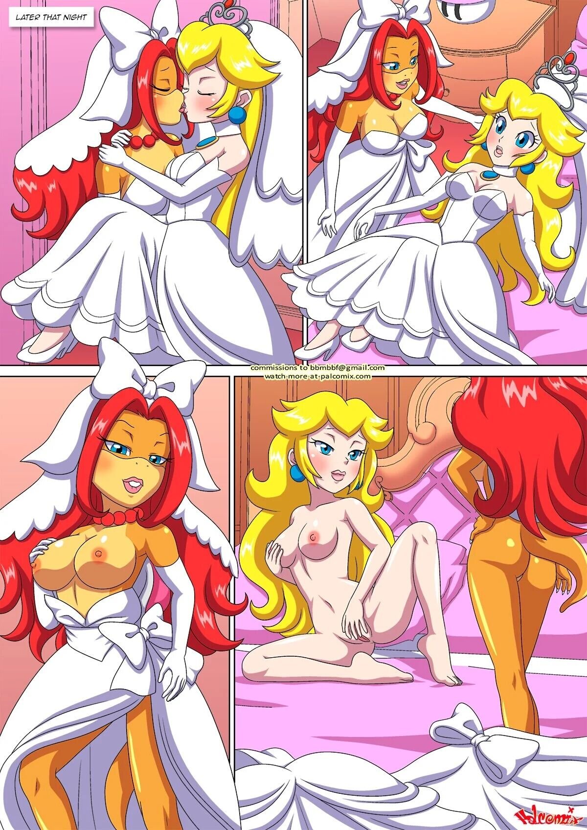 Palcomix -Peach X Wendy 3 (Mario) - english porn comic image number 4