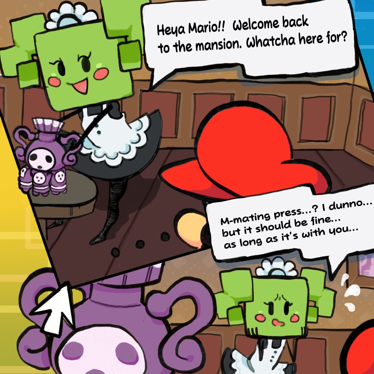 Mimi x Mario (Super Paper Mario) image number 2