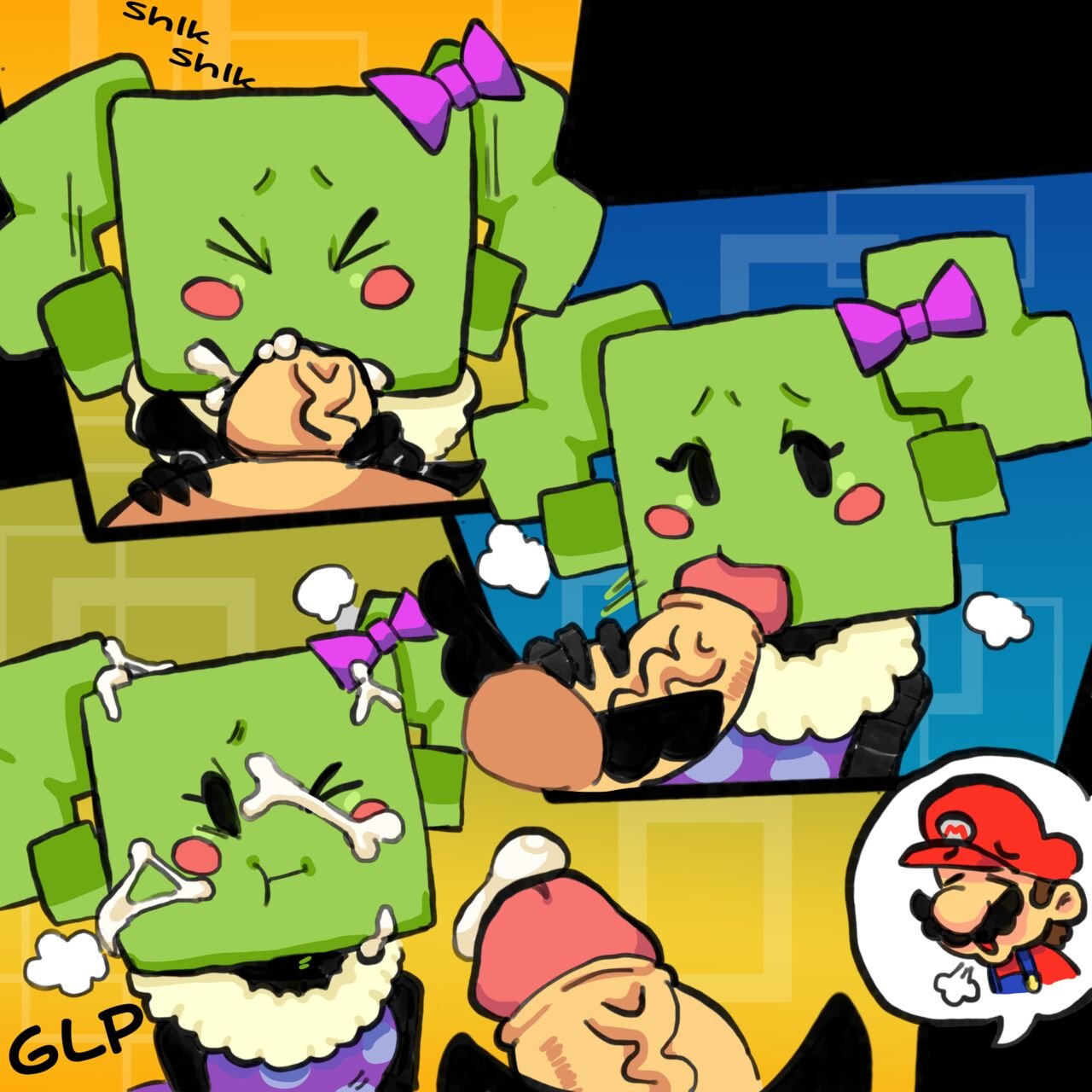 Mimi x Mario (Super Paper Mario) image number 5