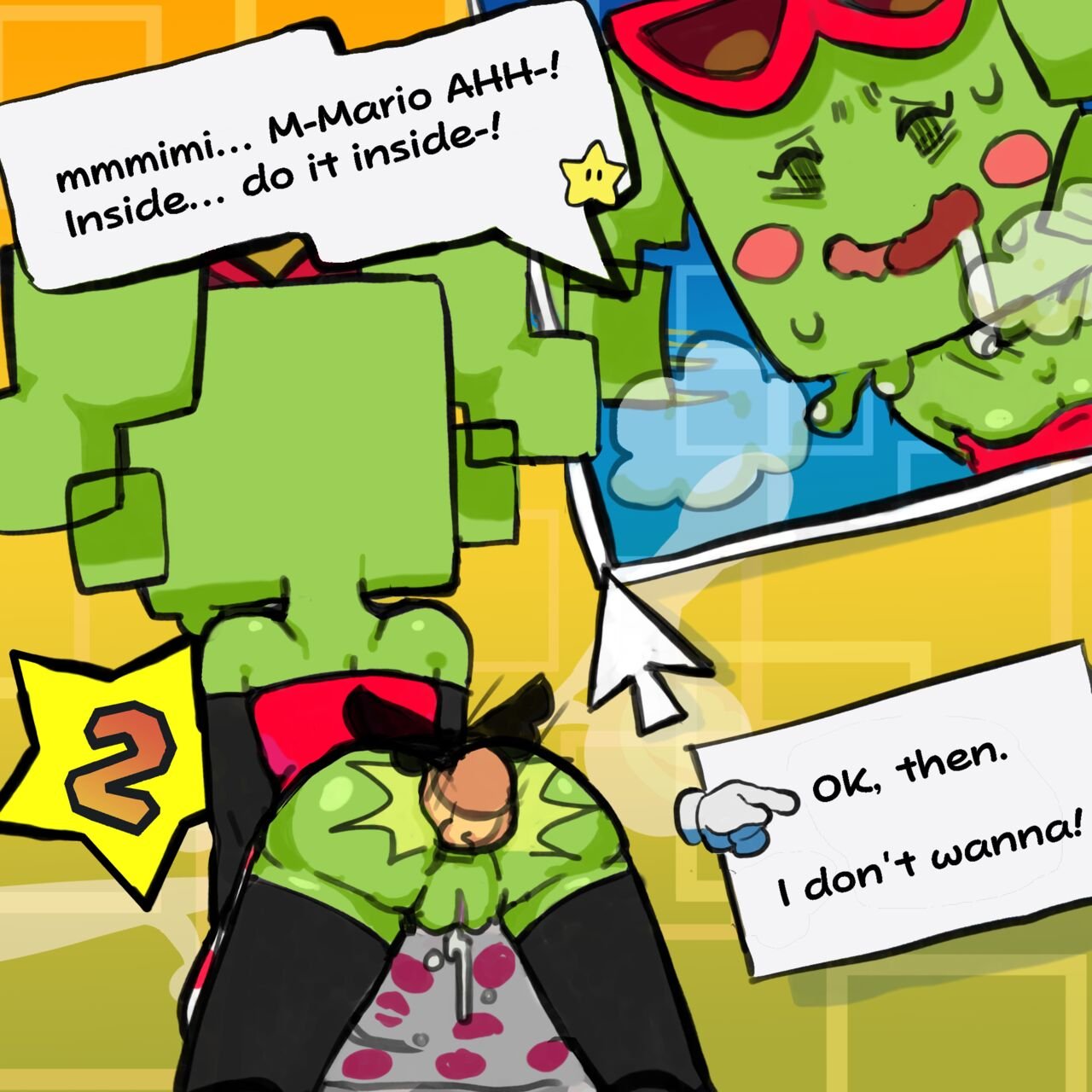 Mimi x Mario (Super Paper Mario) image number 7