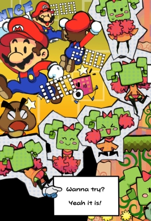 Mimi x Mario (Super Paper Mario)