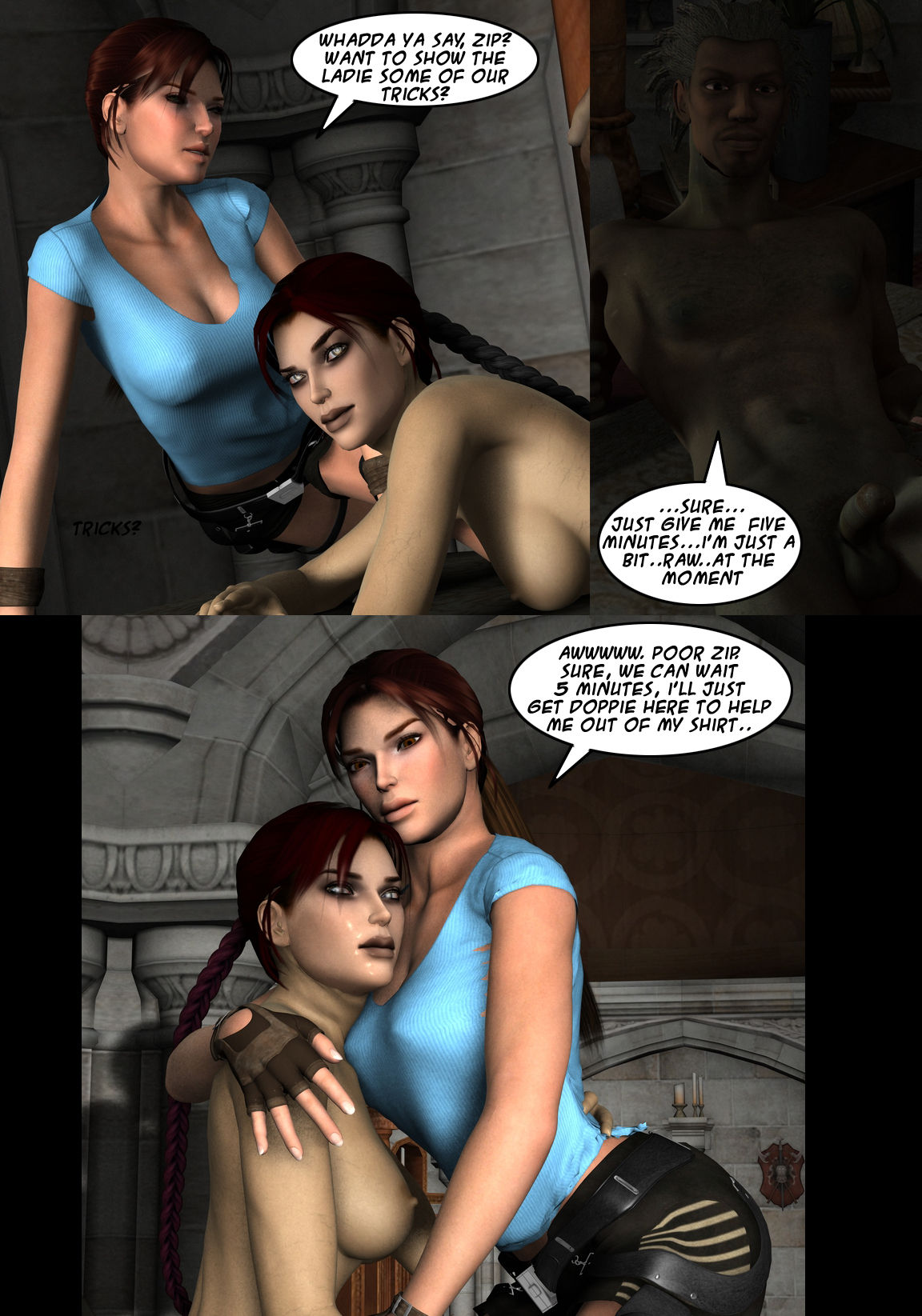 Lara Croft and Doppelganger image number 21