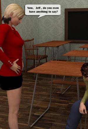 Teacher humps a bad boy and lets another join
