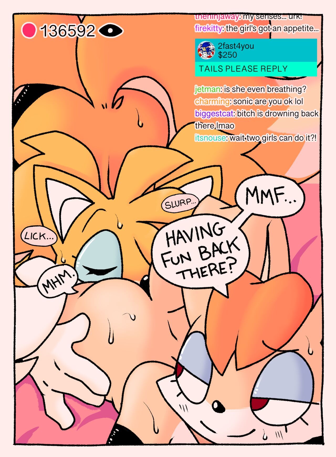 Tails Spectacular Boob Heist! image number 4