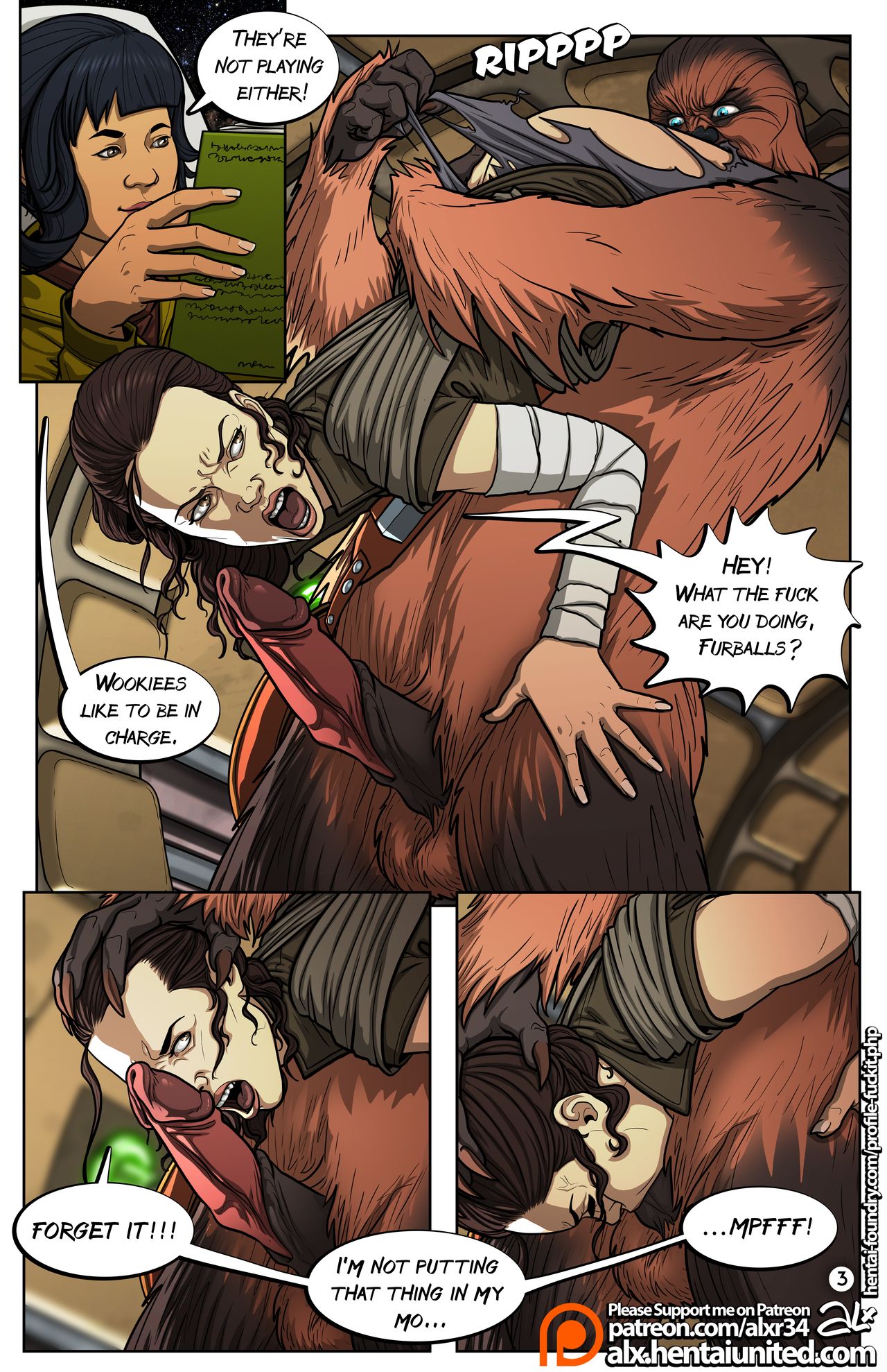 Star Wars: A Complete Guide to Wookie Sex image number 6