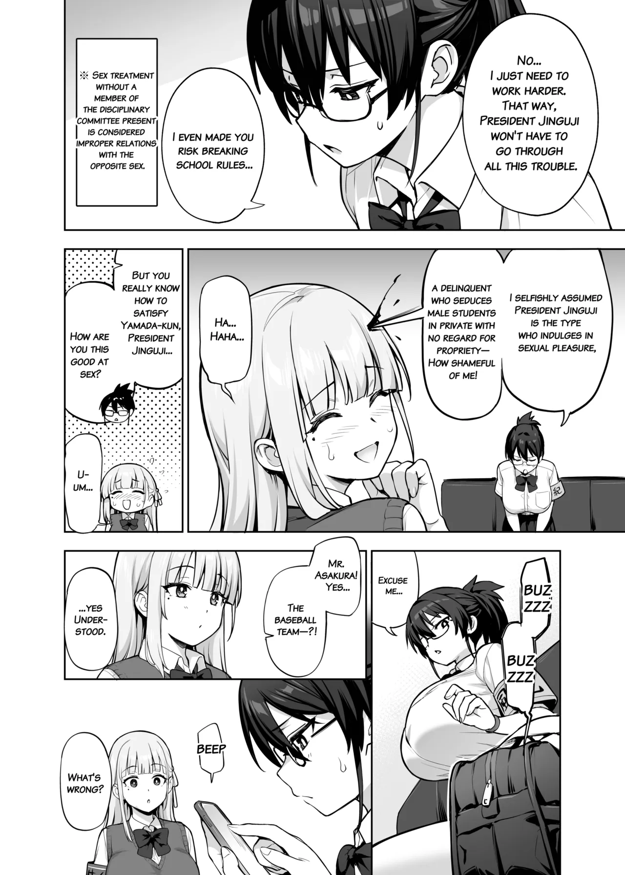 About the Student Council Members Huge Tits!  Seitokai no Joshi-tachi ga Kyonyuu Sugiru Ken image number 8
