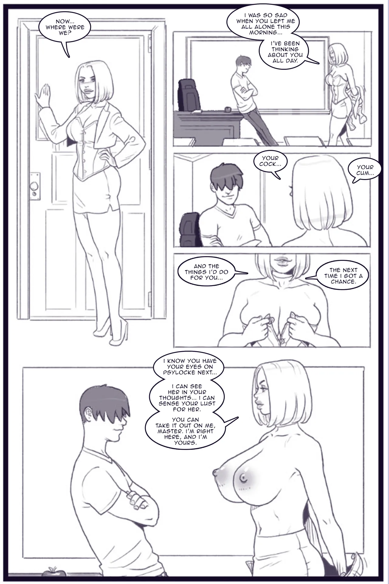 Xavier Academy Bimbofied image number 18