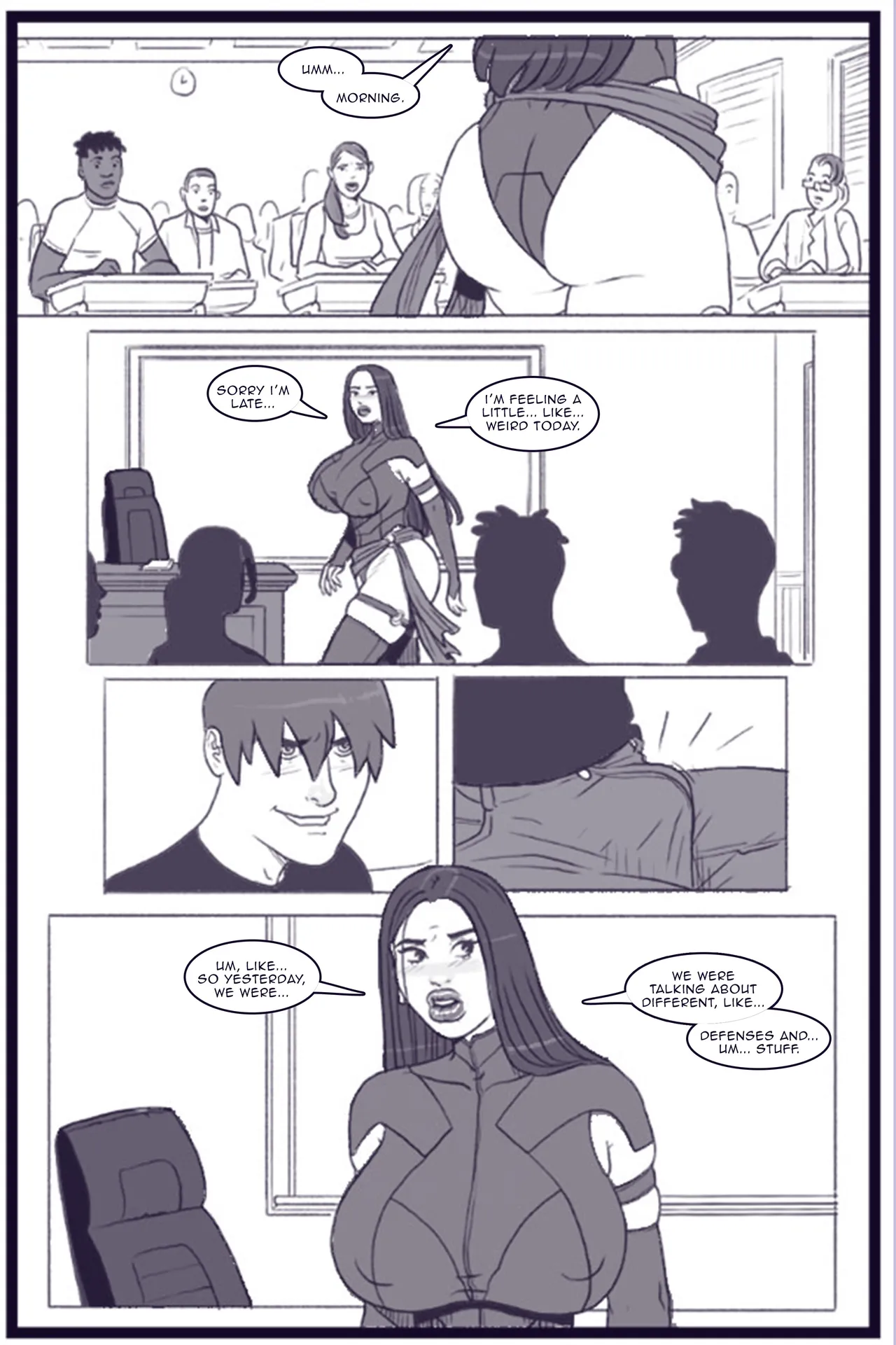 Xavier Academy Bimbofied image number 29