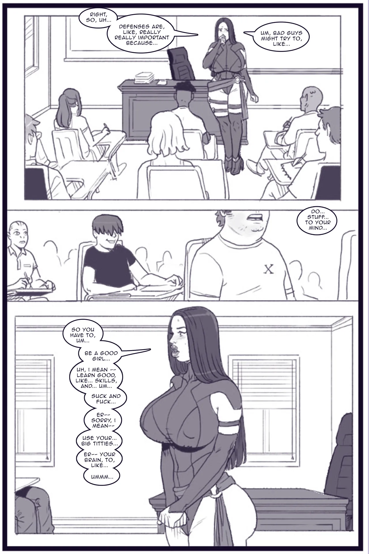 Xavier Academy Bimbofied image number 30