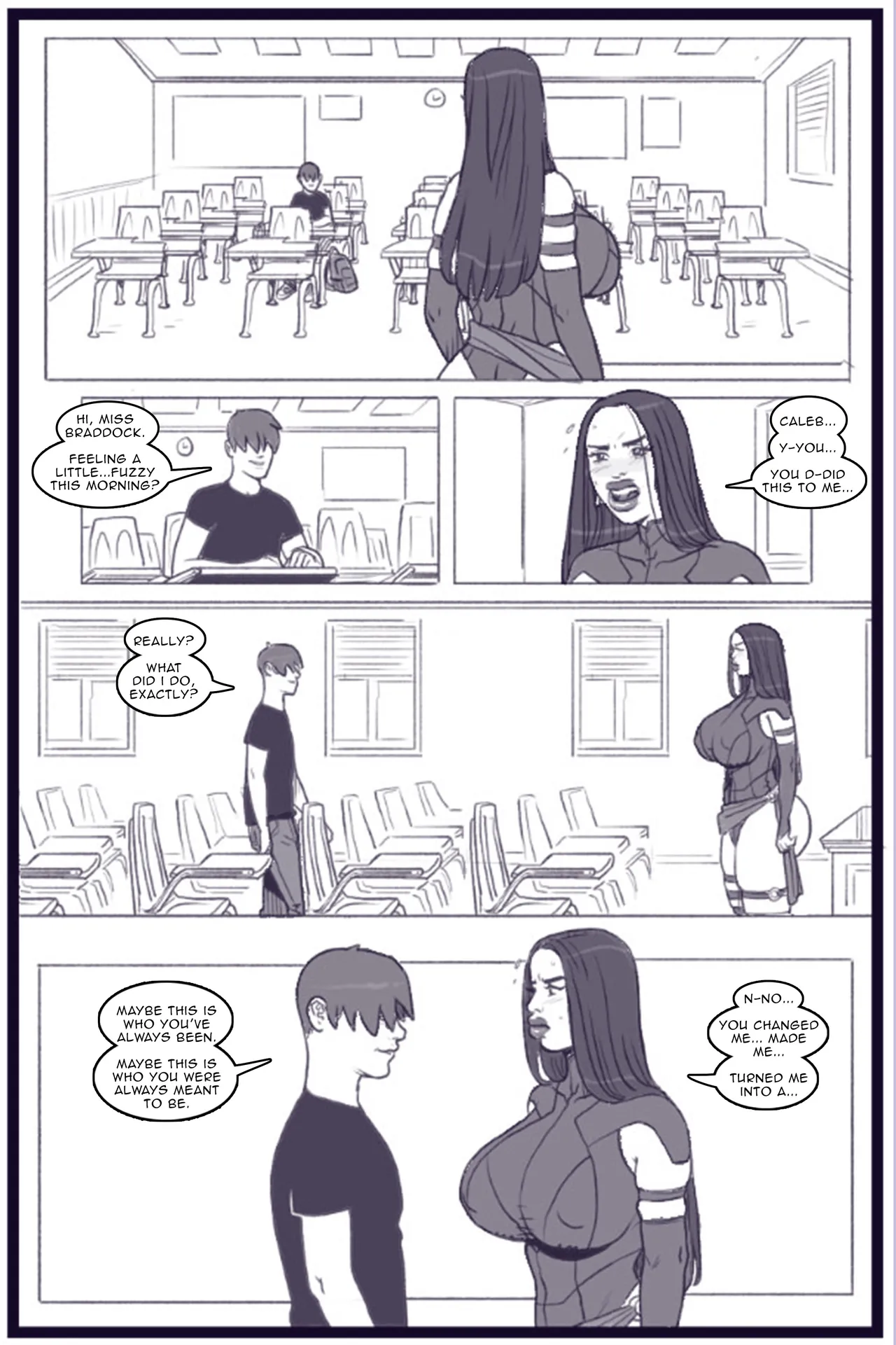 Xavier Academy Bimbofied image number 32