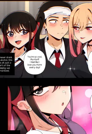 Marin, Gojo and Nowa
