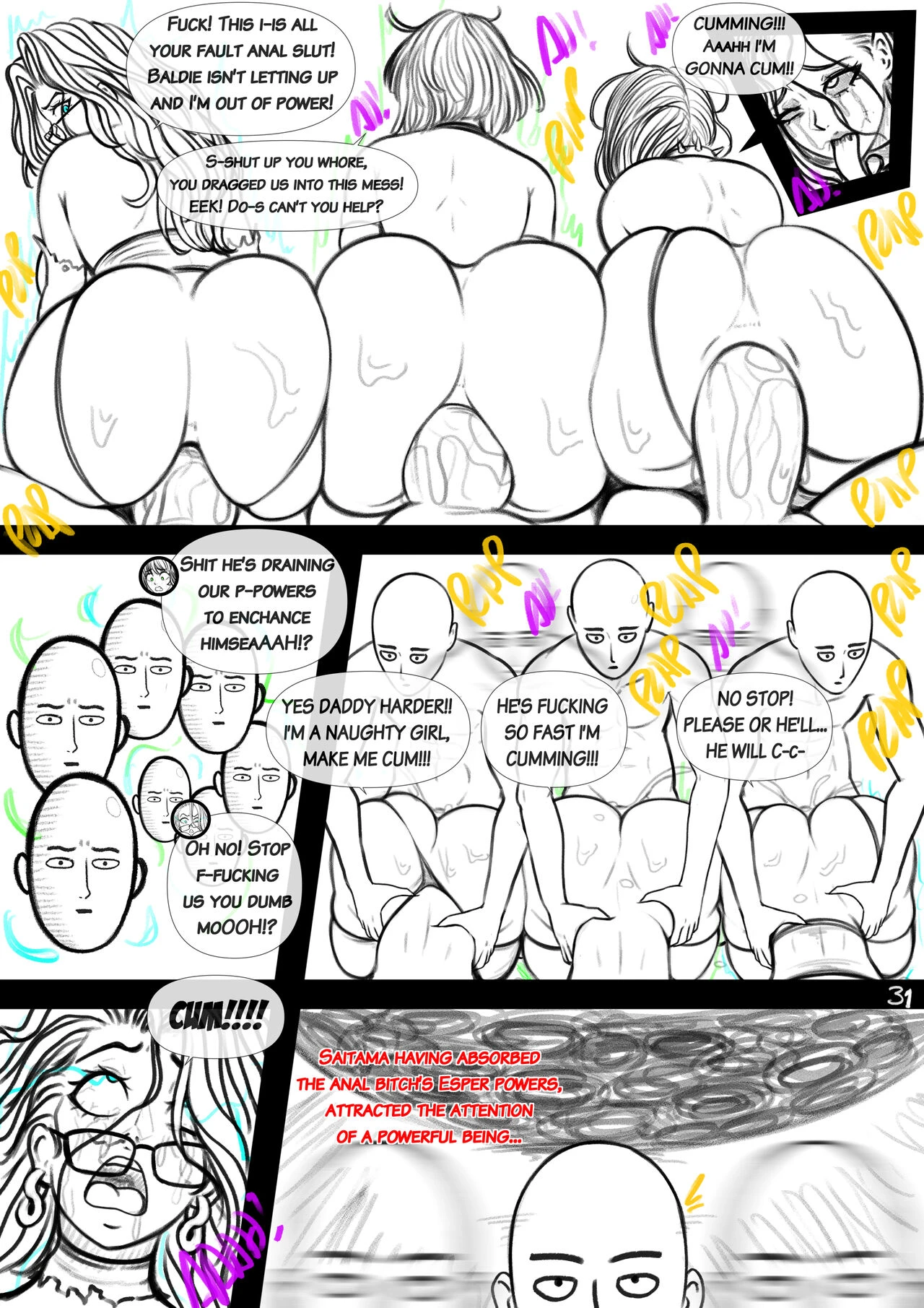 Fubuki vs The Monster Cock Association image number 35