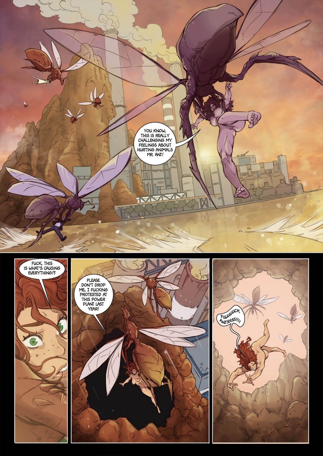 ZZZ Comics - Amazons vs Ants (English) porn comic image number 29
