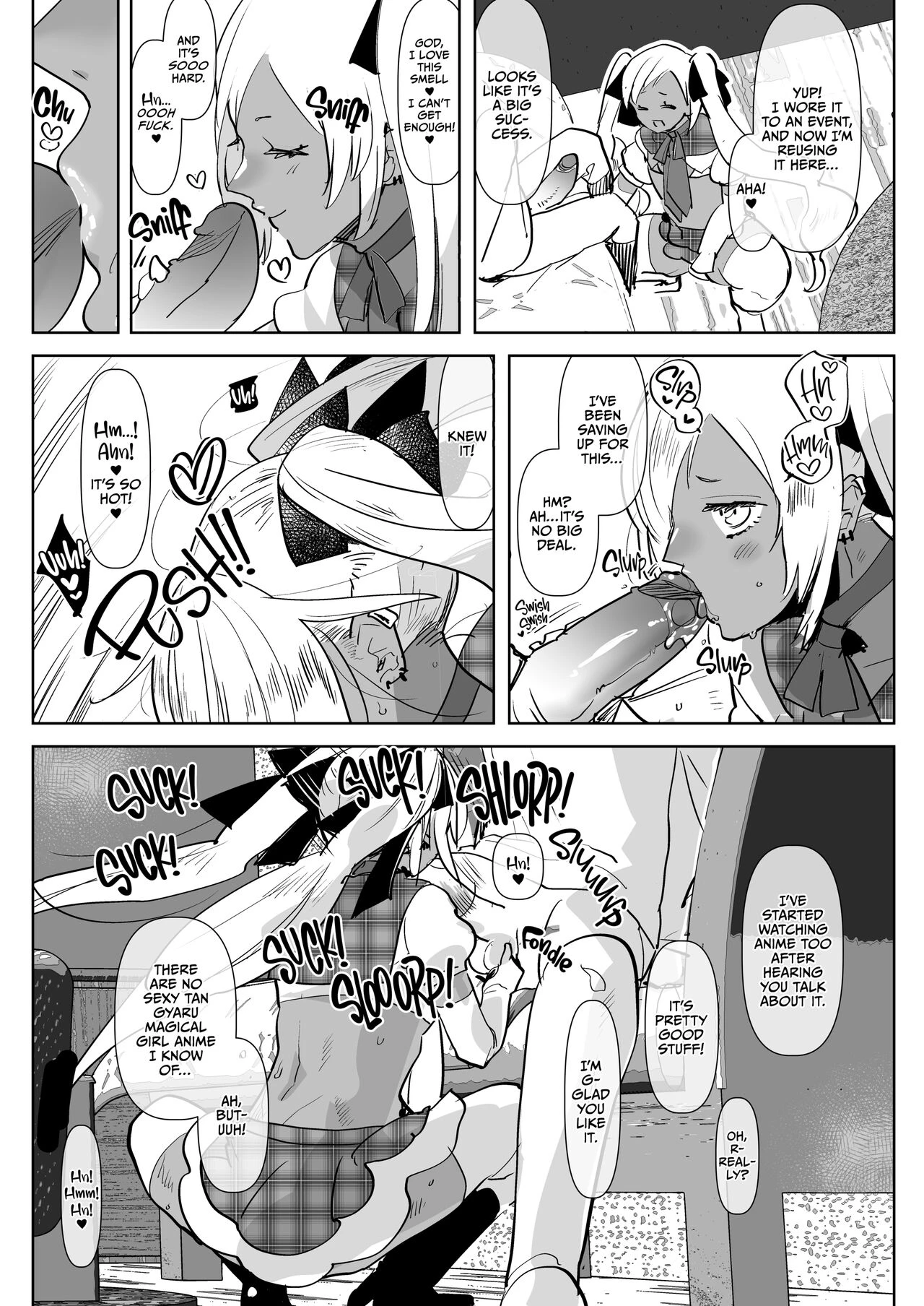 Tan Gyaru Junior Call Boy Reverse Anal Course  Kurogal Kouhai Otokonoko DeliHeal ~ Gyaku Anal Course image number 7